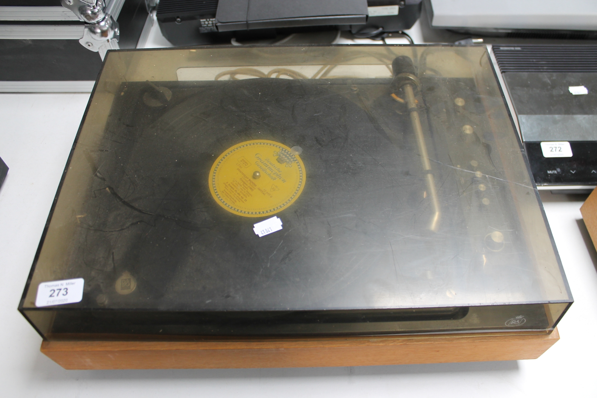 A Bang and Olufsen Beogram 1500 turntable