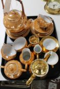 A tray of Japanese coffee ware
