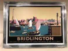 An advertising railway picture - Bridlington