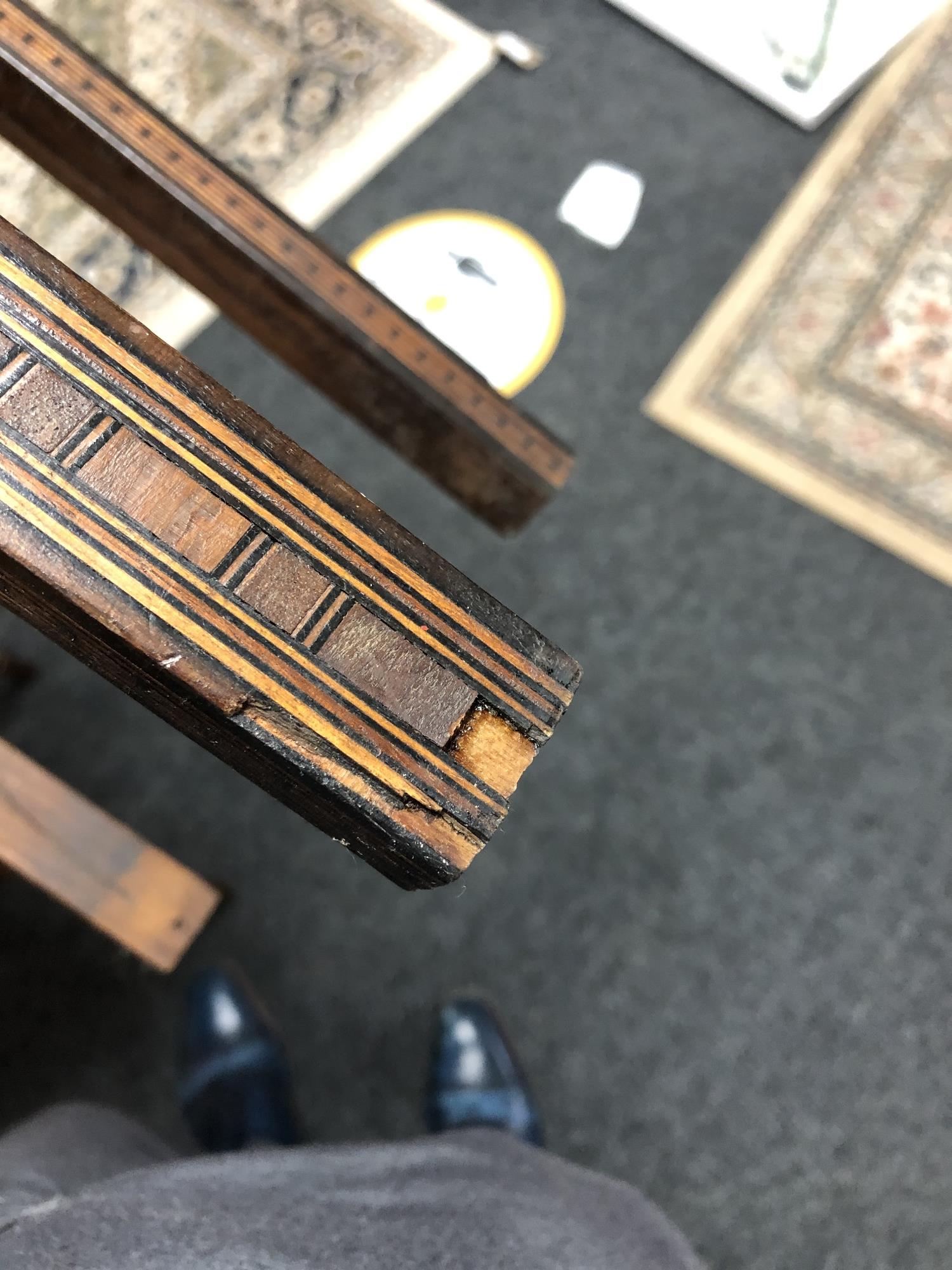 A Damascus mother of pearl inlaid occasional table, - Image 6 of 10