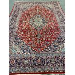 A fine Kashan carpet, Central Iran,