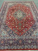 A fine Kashan carpet, Central Iran,