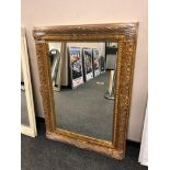 A traditional style gilt framed mirror 85 cm x 117 cm