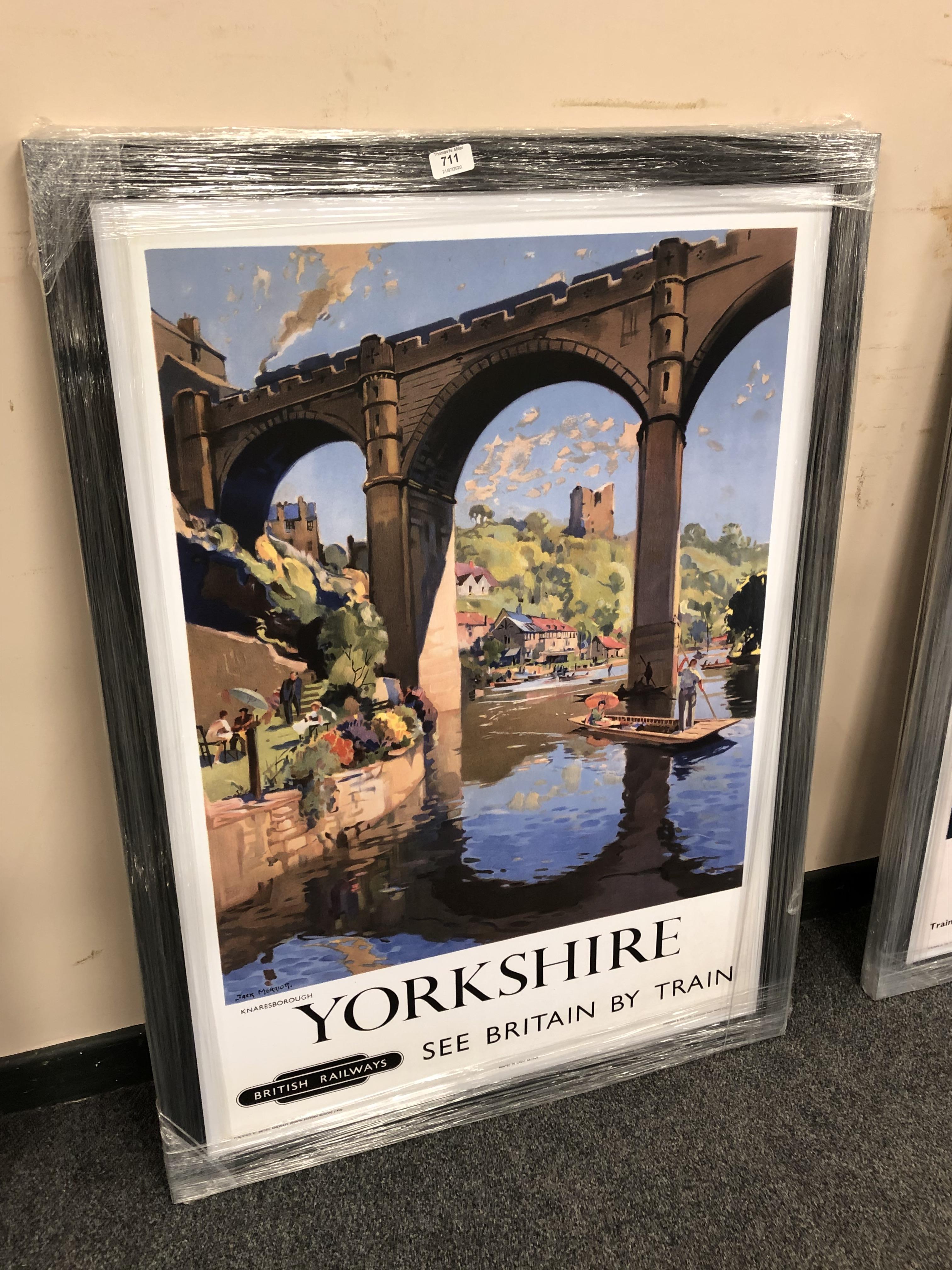 An advertising railway picture - Yorkshire