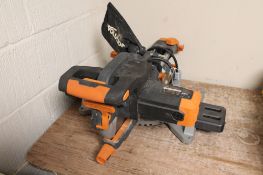An Evolution mitre table saw