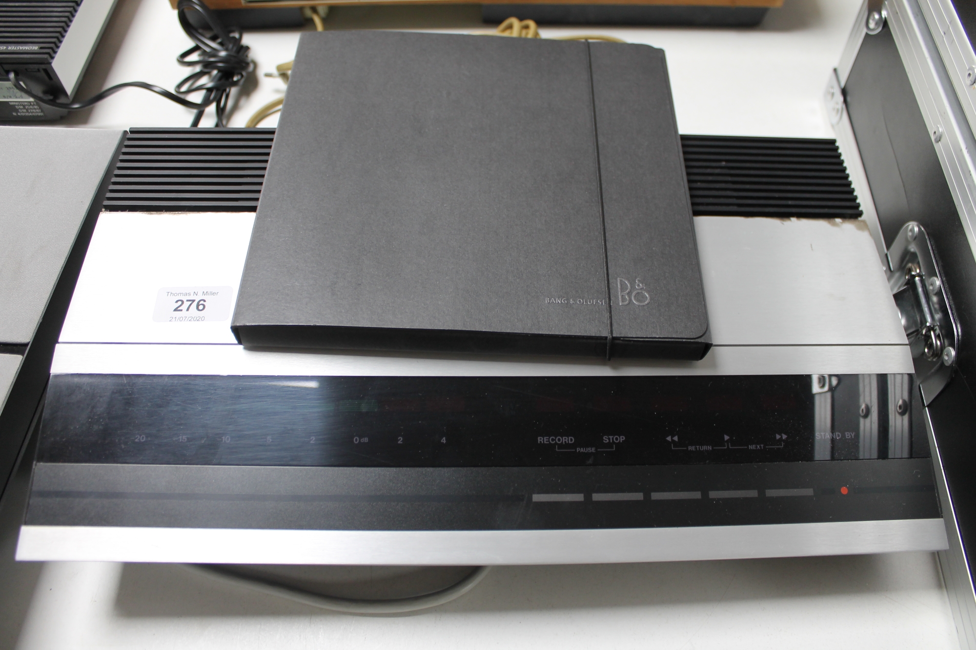 A Bang and Olufsen cassette deck CONDITION REPORT: This is not an amplifier