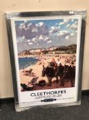 An advertising railway picture - Cleethorpes