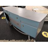 A painted mid century sideboard