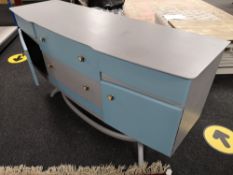 A painted mid century sideboard