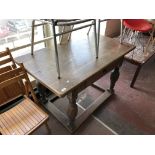 An early 20th century table fitted with a drawer.