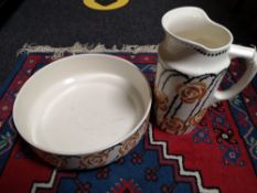 A French jug and basin set