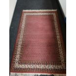 A Persian rug,