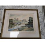 Fred Bollans : Richmond, watercolour, signed.