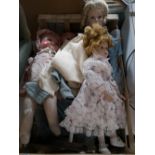 A crate of dolls,