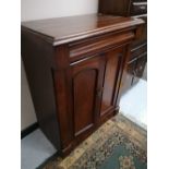 A Victorian mahogany side cabinet