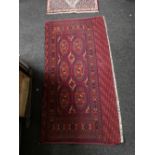 An Afghan rug,