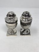 A pair of Victorian salt/peppers