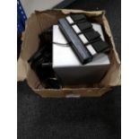 A box of Technics foot control pedal,