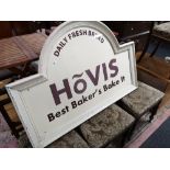 An advertising sign - Hovis