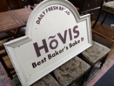 An advertising sign - Hovis