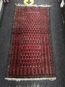 An Afghan rug,