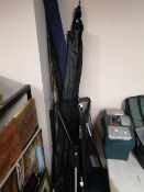 A large quantity of fishing rods, boat rods,