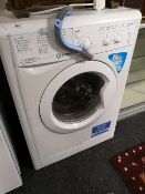 An Indesit washing machine