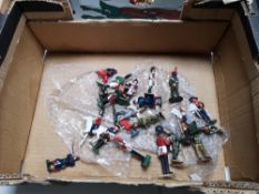 A box of military soldier figures,