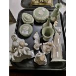 A tray of Wedgwood jasper ware,