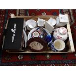 A crate of decorative tea china, Charisma bone china,