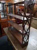 A nineteenth century mahogany display stand CONDITION REPORT: The drawers are each