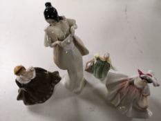 Four Royal Doulton figures - Fair Maiden, Geraldine,