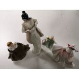 Four Royal Doulton figures - Fair Maiden, Geraldine,