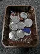 A small quantity of commemorative medals,