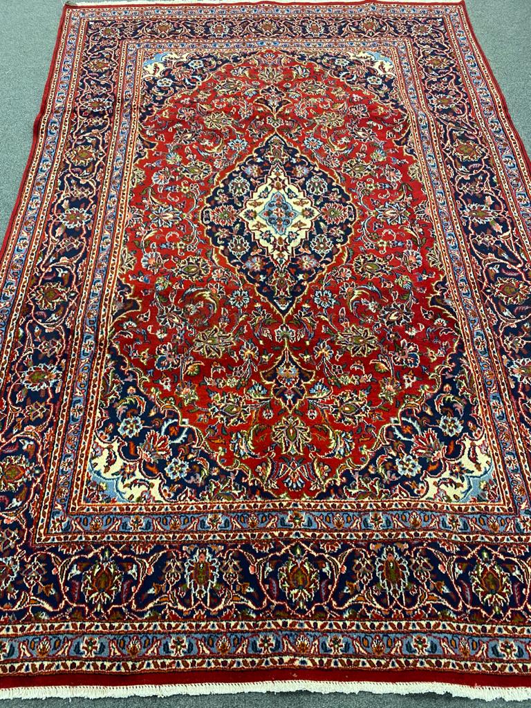 A Kashan carpet, Central Iran,