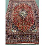 A Kashan carpet, Central Iran,