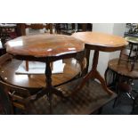 Two contemporary occasional tables