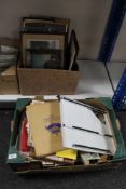 A large box of ephemera,