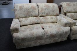 A G-Plan three piece lounge suite comprising of three seater,