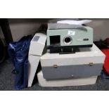 * Withdrawn *A vintage 35mm projector, light box,