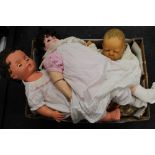 A box of dolls,