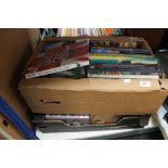 Two boxes of books,