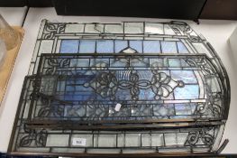 Two panels of stained glass (a/f)