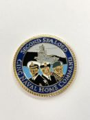 A Royal Navy Challenge coin,