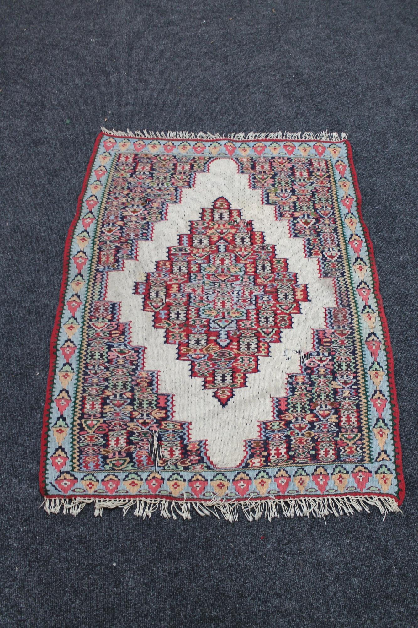 An eastern rug