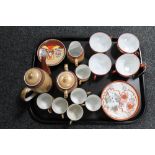 Two part Japanese coffee sets