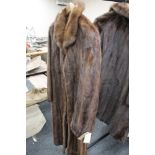 A vintage fur coat