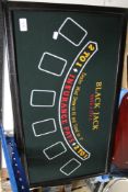 A Black Jack table,