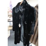 A vintage fur coat