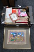 A box of Ordinance survey maps, eastern picture,